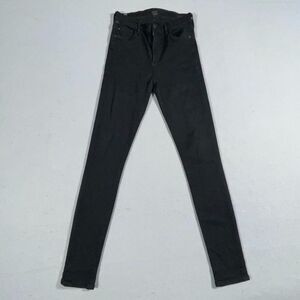 Citizens Of Humanity Jeans Women 24 Rocket High Rise Skinny Black Denim‎ Stretch